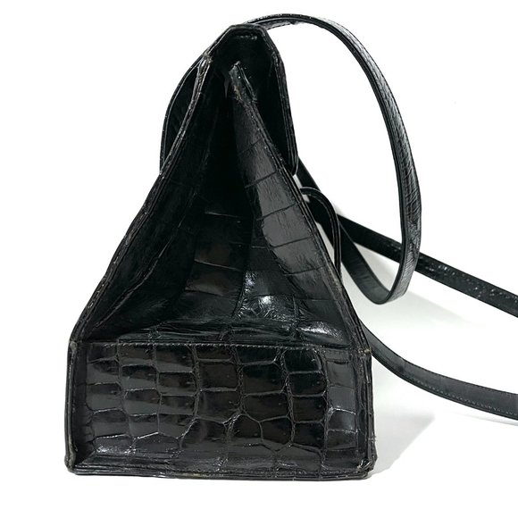 Saks Fifth Avenue Vintage 1960s Alligator Purse - Made in France - Picture 14 of 17